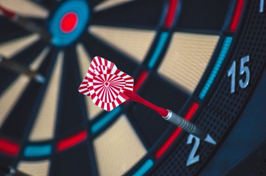 Goal Setting Worksheet: Crush Your Goals A dart striking the bullseye on a dartboard, showcasing precision and accuracy.
Goal-setting-worksheet